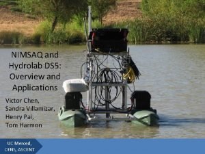 NIMSAQ and Hydrolab DS 5 Overview and Applications