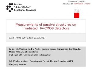 Measurements of passive structures on irradiated HVCMOS detectors