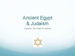 Origins of judaism