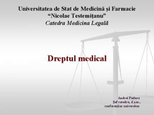 Universitatea de Stat de Medicin i Farmacie Nicolae