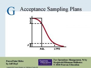 Acceptance sampling