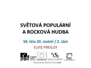 SVTOV POPULRN A ROCKOV HUDBA 50 lta 20