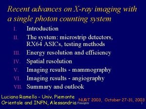 Recent advances on Xray imaging with a single