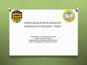 Centro regulador de urgencias cartagena