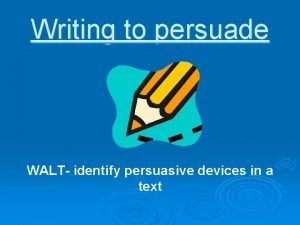 Alliteration in persuasive writing