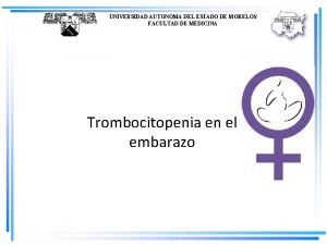 Clasificacion trombocitopenia