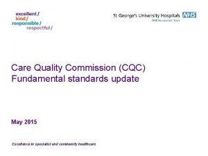 Cqc professional standards