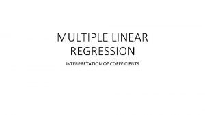 What is the interaction term in regression