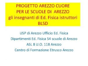 Ufficio educazione fisica arezzo