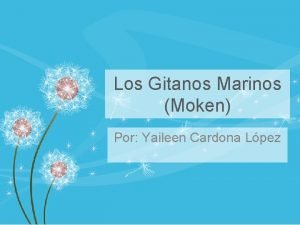 Los Gitanos Marinos Moken Por Yaileen Cardona Lpez