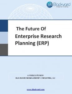 Enterprise research planning