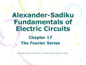 AlexanderSadiku Fundamentals of Electric Circuits Chapter 17 The