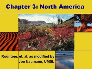 Chapter 3 North America Rountree et al as