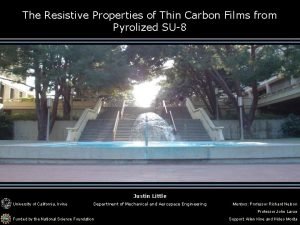 The Resistive Properties of Thin Carbon Films from