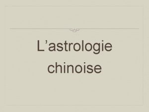 Signes astrologiques chinois