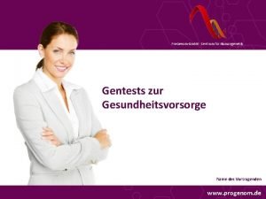 Pro Genom Gmb H Zentrum fr Humangenetik Gentests