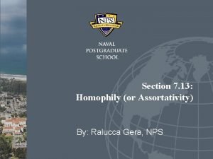 Section 7 13 Homophily or Assortativity By Ralucca