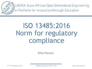 Iso 13485 norm