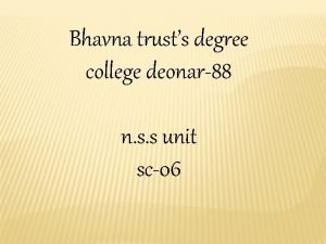 Bhavna trust school