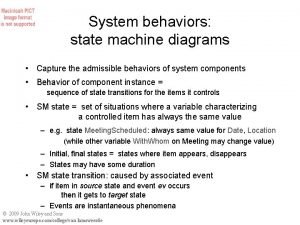 State machine diagram example