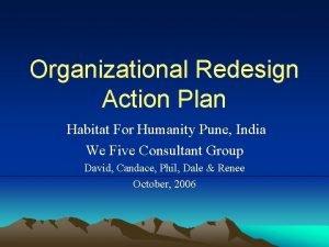 Fill in organisation action habitat