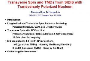Transverse Spin and TMDs from SIDIS with Transversely