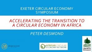 Exeter circular economy