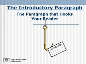 What is a paragraph hook