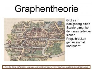 Graphentheorie Gibt es in Knigsberg einen Spaziergang bei