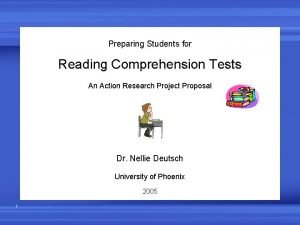 Action research in english reading comprehension