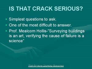 Is that crack