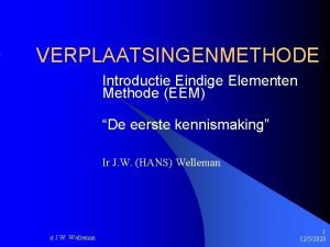 Eindige elementen methode