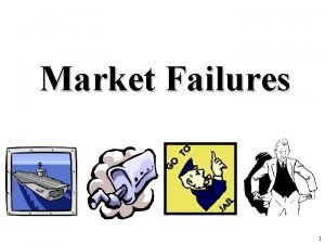 Define market failures