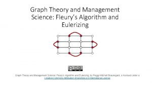 Fleury's algorithm graph theory