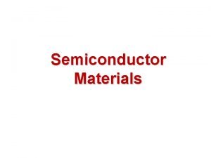 Define semiconductor