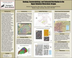 Geology Geomorphology and Salmonid Distribution in the Upper