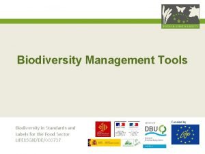 Biodiversity performance tool