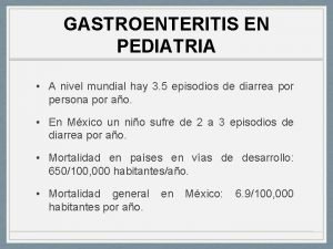 Gastroenteritis bacteriana tratamiento