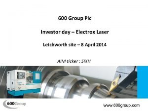 Electrox 600 group