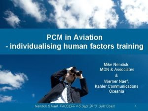 Pcm driver training