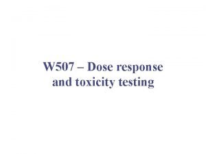 Importance of toxicology