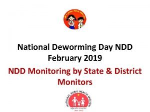 National Deworming Day NDD February 2019 NDD Monitoring