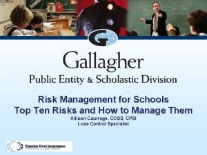 Ten risk management