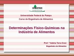 Universidade Federal do Pampa Curso de Engenharia de