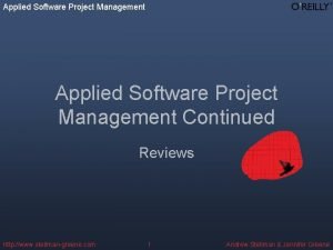 Applied software project management
