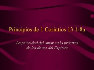 Corintios 13 1-8