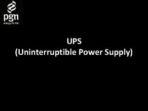 Apa yang dimaksud dengan ups