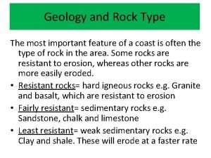Swanage bay rock type