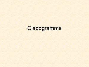 Cladogramme Construction dun cladogramme Guide critique de lvolution