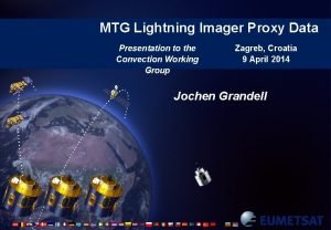 MTG Lightning Imager Proxy Data Presentation to the